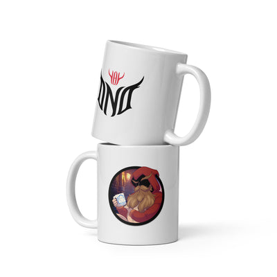 White glossy mug - DM