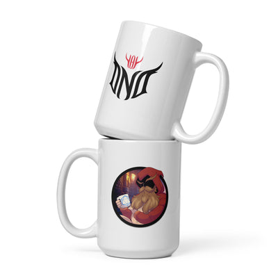 White glossy mug - DM